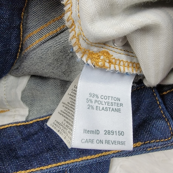 🔥SALE🔥 L.L. Bean Favorite Fit blue jeans womens size 10 Tall - Picture 8 of 12